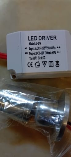 3  mini spoturi led 3w