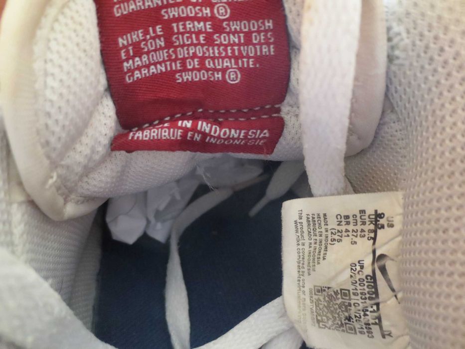 Nike Air Force 1 '07 2 Low White Team Red Blue Void Gum (ОРИГИНАЛНИ)