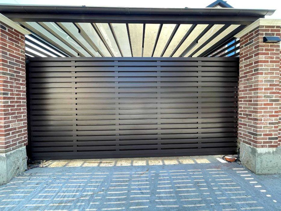 Въездные ворота ALUTECH (пр.Беларусь)