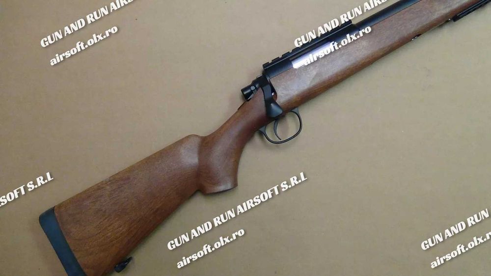 *SUPER ARMA* - PUSCA Cu Luneta Airsoft Manuala MODIFICATA!! Pe Arc ~~