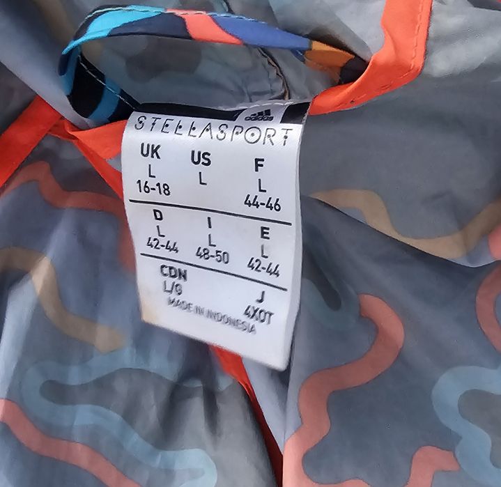 Adidas Stella McCartney оригинална дамска горница ветровка/ якенце М р