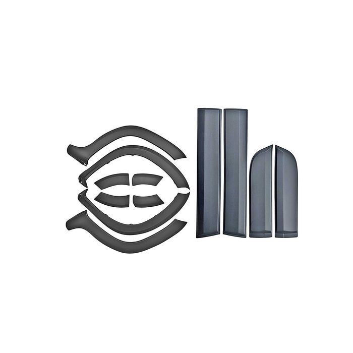 Set 12 protectii bandouri aripa si usa pt Dacia Duster I 2010-2017