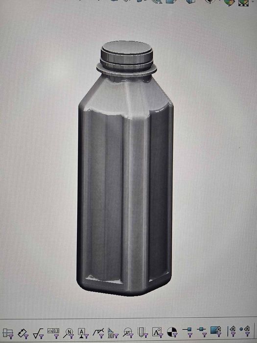 Шишенца 500 мл., разграфени през 100 мл.