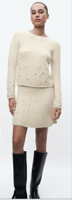 Пола Zara зара. Размер L 10% алпак, 22% вълна