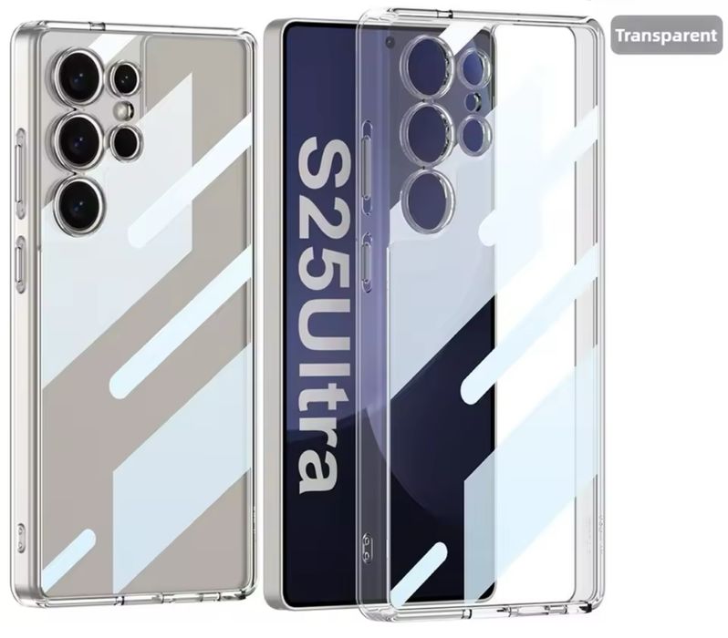 Samsung S20/S21/S22/S23/S24/S25 Plus Ultra Husa Slim Tpu Neagra/Transp