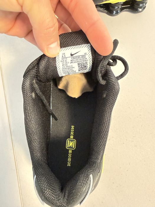 Nike Shox TL Black Yellow