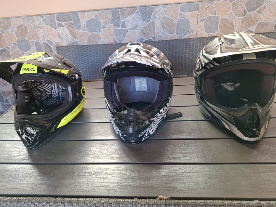 Casti moto cross enduro back flip