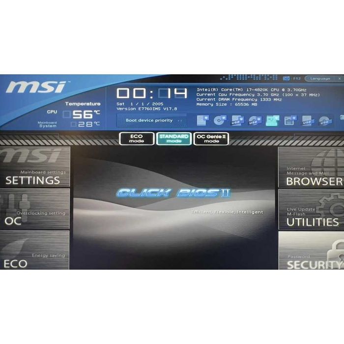 Дъно Дънна платка MSI X79A-GD45 Plus + i7 4820K 2011 X79 WORLD RECORD