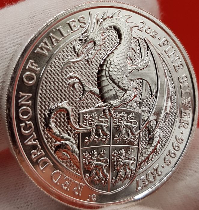 Bestiile Reginei Queen s Beasts monede argint lingou 999