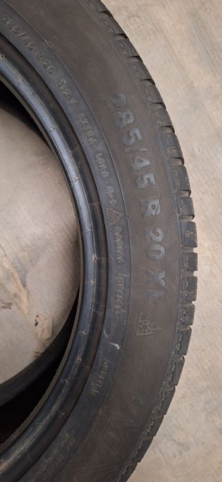 7мм! 285 45 20 Continental & Goodyear