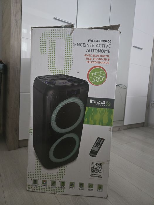 Boxă portabilă Ibiza Sound FREESOUND400