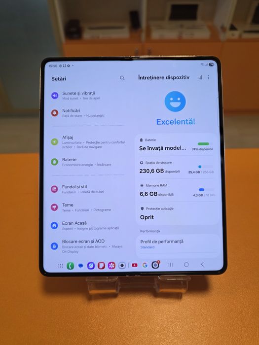 Samsung Fold5 5G 256gb 12gb Blue Dual Sim resigilat factura garantie