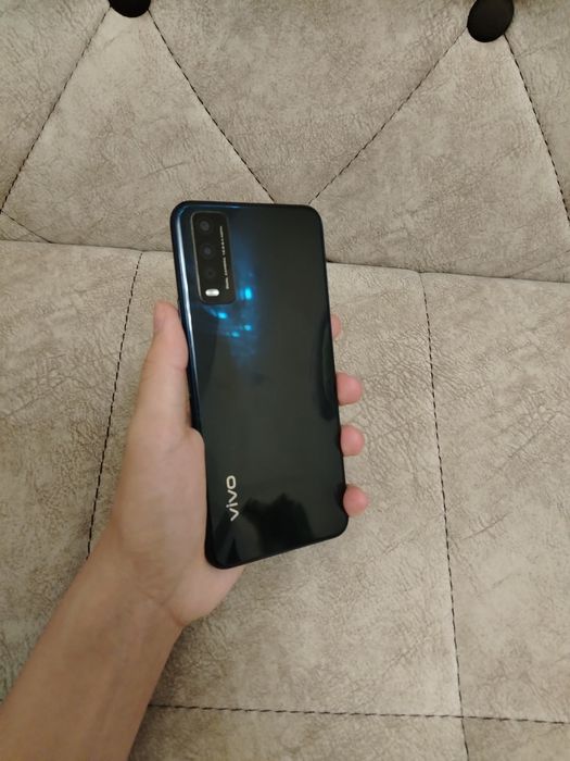 Vivo Y12s (3/32 ГБ) «Чёрный фантом» — Идеальное состояние, коробка