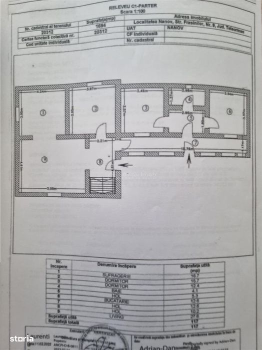 Casa-vila si teren in Nanov