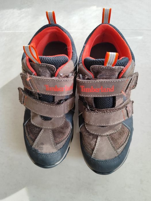Детски кожени есенно-зимни обувки Timberland