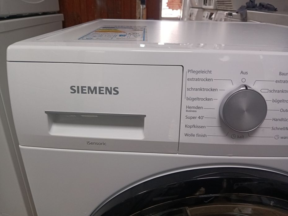 Уникална сушилня с термопомпа Сименс Siemens IQ 500 A+++ 8кг 2 години