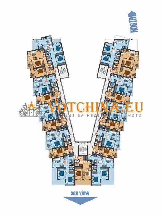 Продава се Едностаен апартамент в Свети Влас - 40 кв.м за 611 €/кв.м - Снимка #8