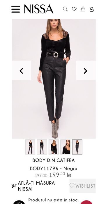 Bluza/Body catifea Nissa