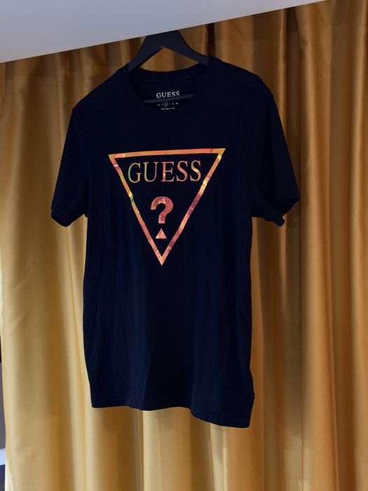 мъжка тениска Guess – черна