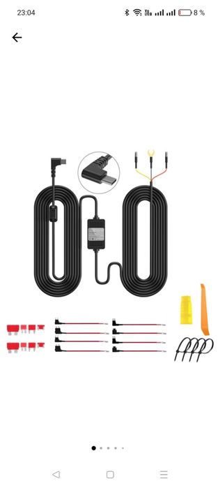 Camera auto de bord MaGeCa, Full HD 1080P noua plus kit alimentare continua la panoul de sigurante