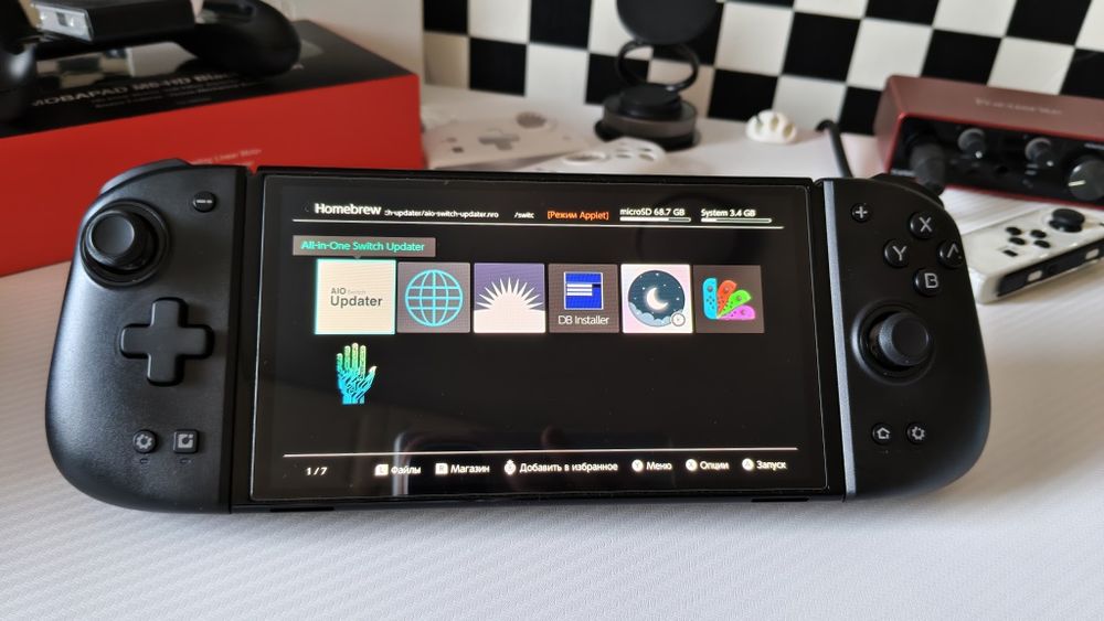 Nintendo Switch OLED (белый) - комплект