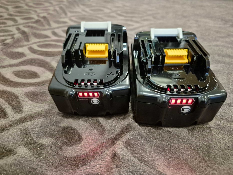 Комплект Макита 2бр. оригинални батерии 6Ah Makita BL1860B и оригинално бързо зарядно DC18RC LXT 18V Makita