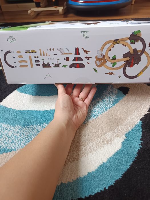 Детски дървен комплект за игра.