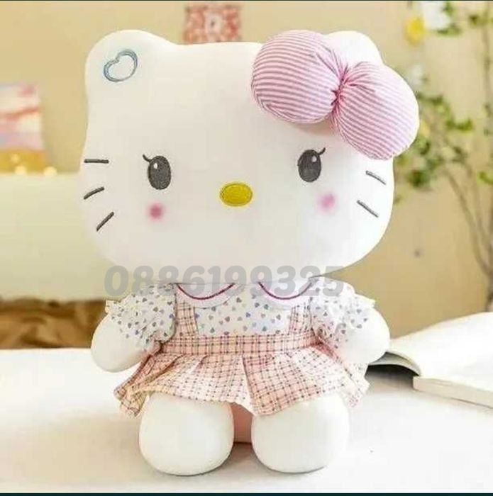 Плюшена играчка Hello Kitty, 50см, Кити Плюшено коте