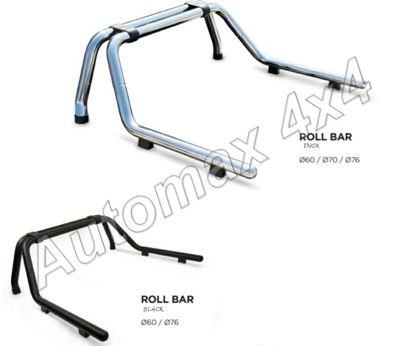 Rollbar pentru Ranger, Fullback, D-max, L200, Navara, Hilux, Amarok...
