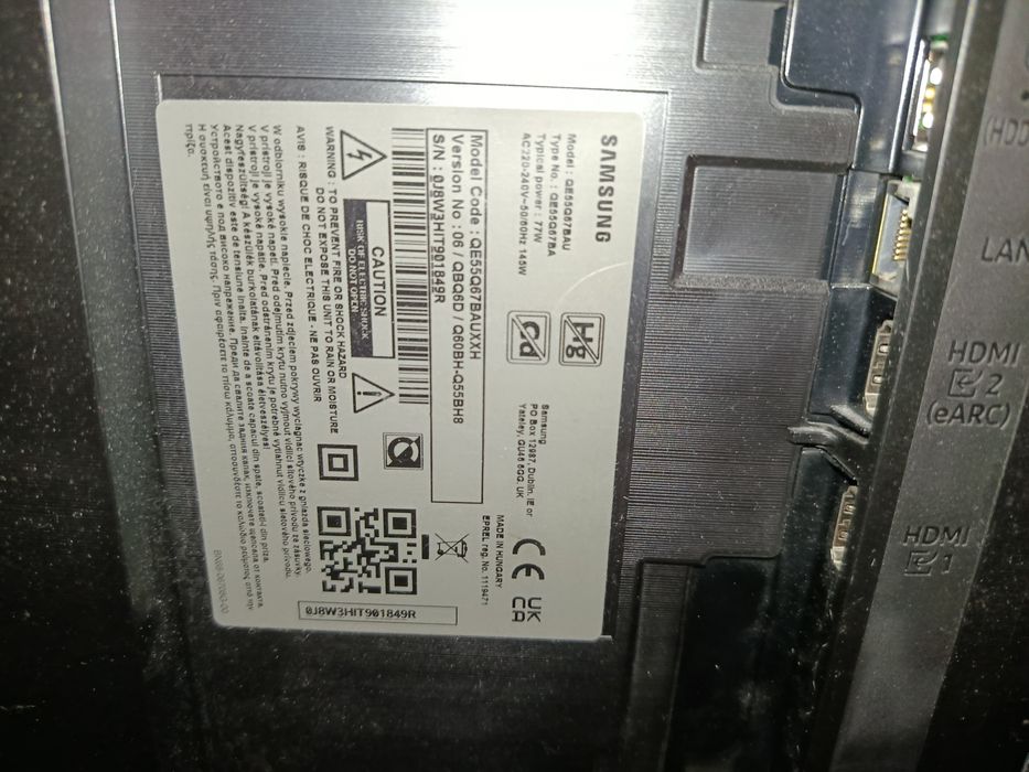 Televizor Samsung 4K Ultra QLED Model QE55Q67BAUXXH