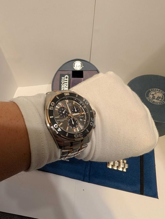 Промо! Citizen Signature Courageous BL5440 Solar Alarm Chrono часовник