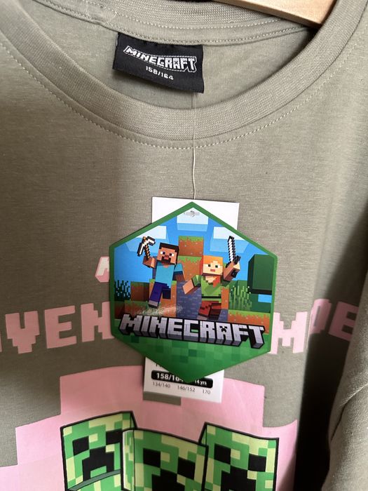 Нова блуза с етикет Minecraft размер 158см