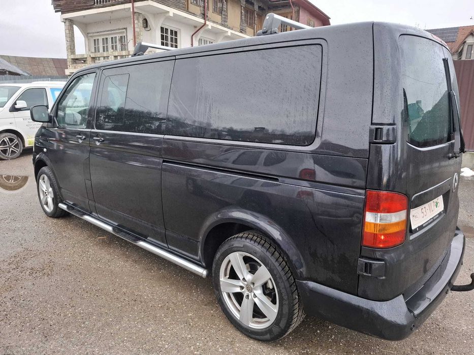 VW Transporter T5 F60-Edition Autoutilitara 5 locuri 6 usi 2008 2.5TDi 180 CP E4 CutieAut AC Piele, recent adus