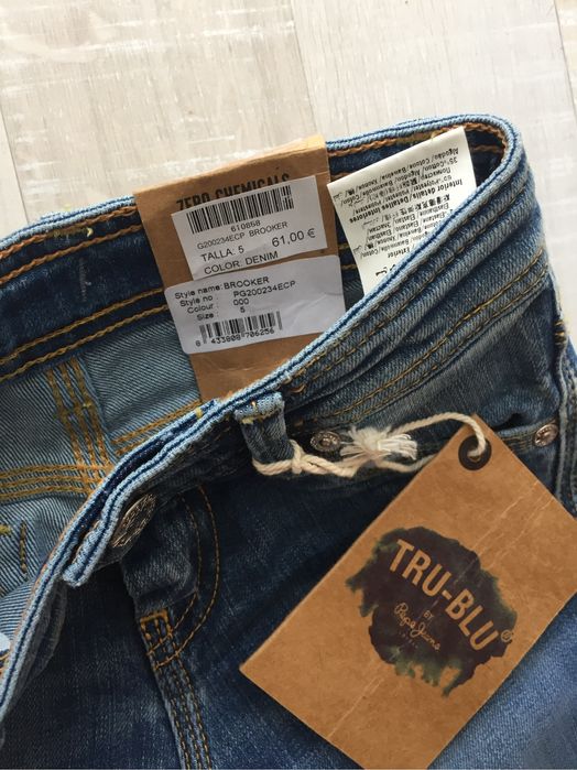 Слим дънки за момиченце Pepe Jeans, размер 110/116см