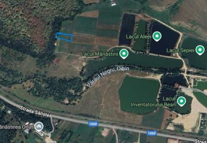 teren cabana gradina Orlat / Ocna Sibiului 15 km Sibiu, Mărginimea Sibiulu
