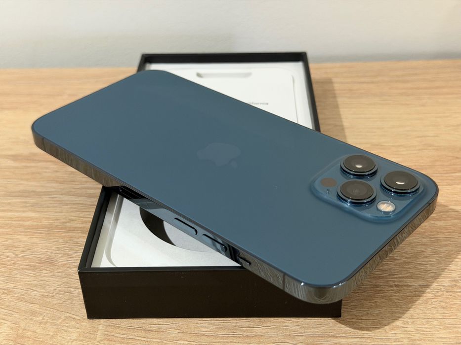 iPhone 12 Pro Max, 128GB – Pacific Blue (Като НОВ!)