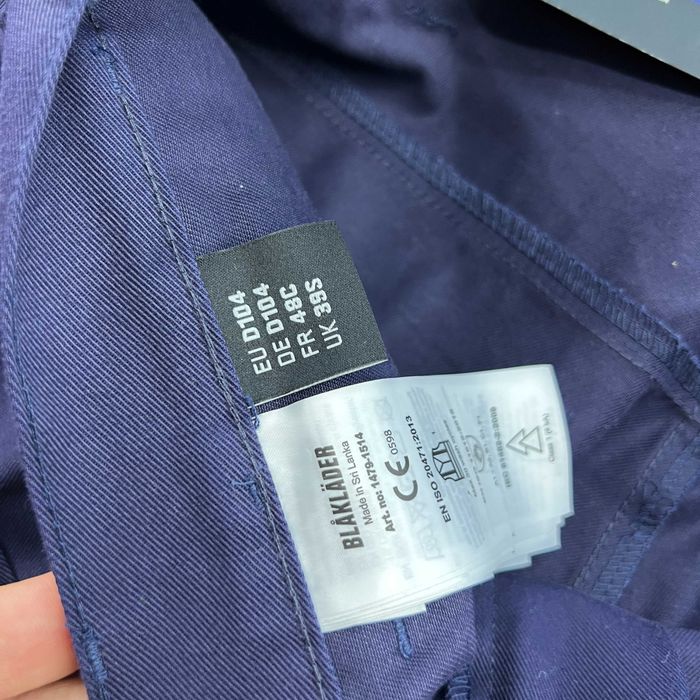 НОВИ Blaklader Multinorm Мъжки Работни Панталони Размер 48 Cordura