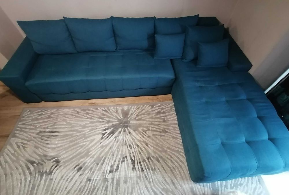 Ъглов разтегателен диван