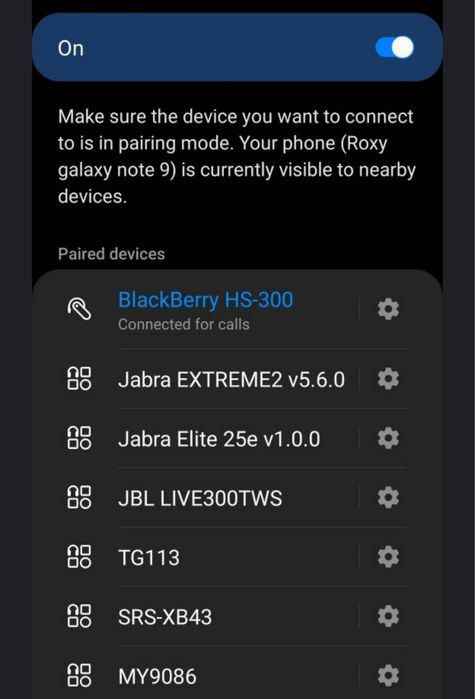 Vand casca bluetooth blackberry