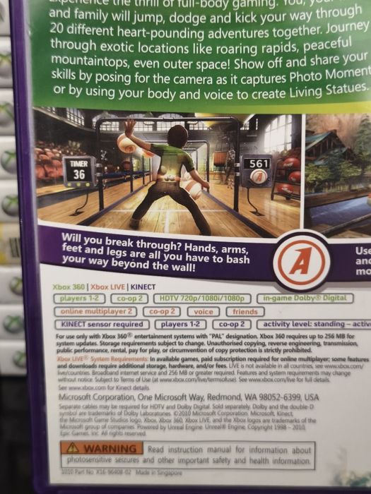 Joc/jocuri Kinect Adventures Xbox360 original