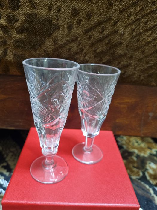 Хрустальный вазы румки и туфельки
