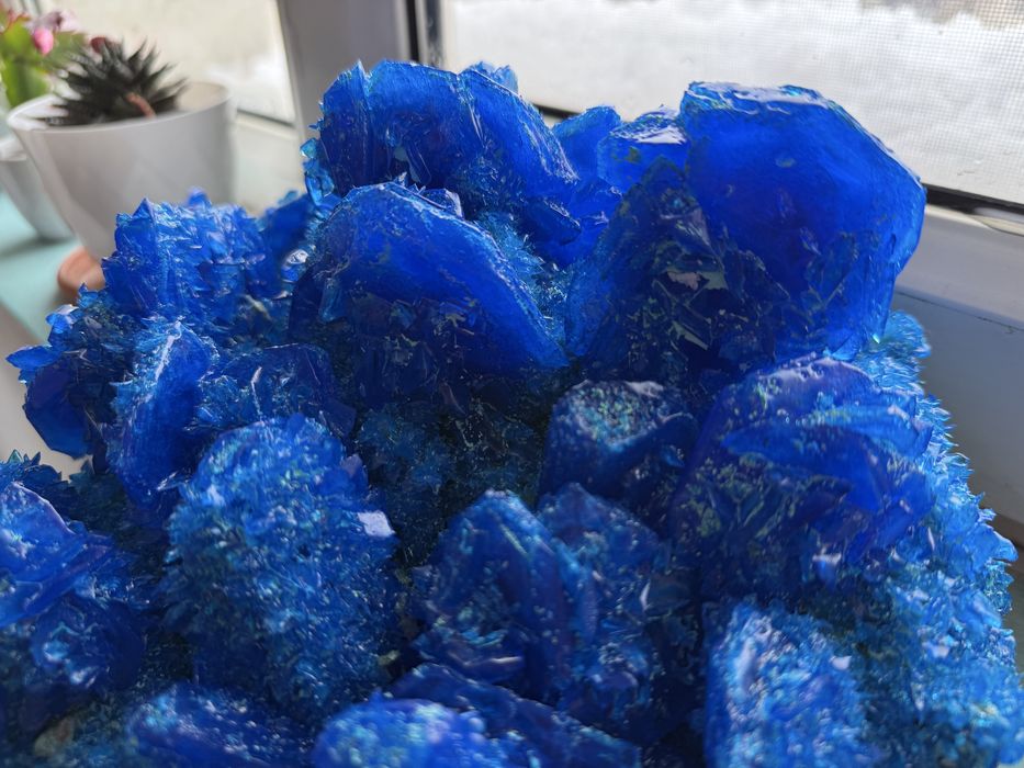 Mineral albastru Calcantita 32 cm lungime,25 cm latime, 20 cm inaltime