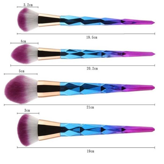 Комплект 10 броя четки за грим