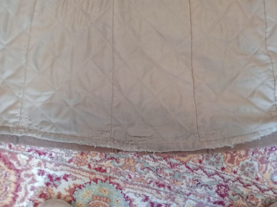 Palton / Pardesiu dama, lung, cu blanita, culoare bej, 80% lana, 2