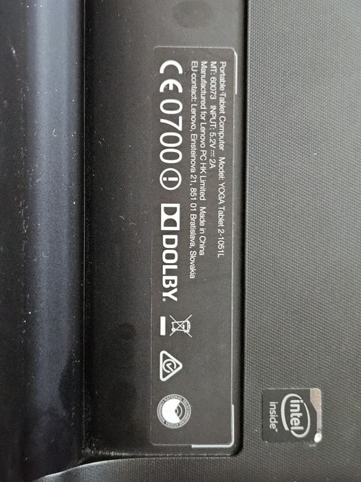 Tableta Lenovo Yoga 2 (1051L) Win 10 Pro