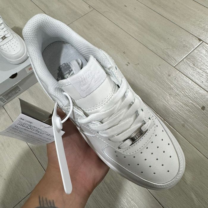 Adidasi Nike AirForce 1 Low Full White Unisex Noi PREMIUM
