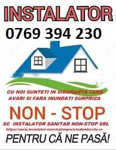 Instalator sanitar non-stop si gauri Cu Carota profesionala Targoviste