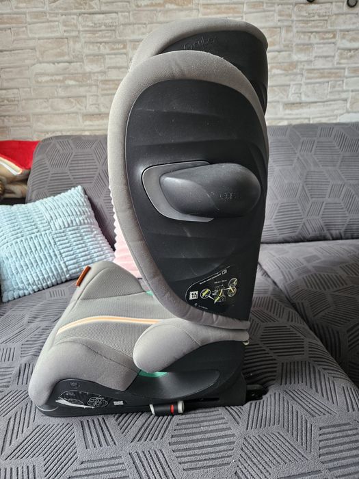 Scaun auto pentru copii Cybex Gold Solution G i-Fix Plus Lava Grey, gri