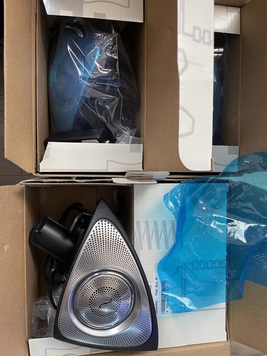 Boxe Tweeter rotative turbina led Mercedes Class C E S W205 W213 W222