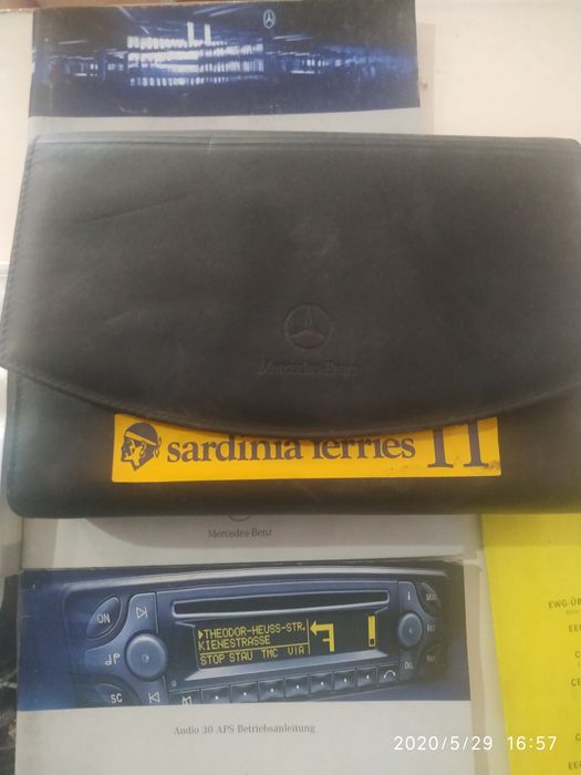 книжка по эксплуатация Mercedes